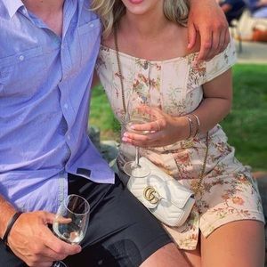 LaVie Rebecca Taylor OffShoulder Belle Denim Dress M